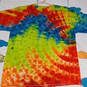 Hand-made tie-dye T-shirt